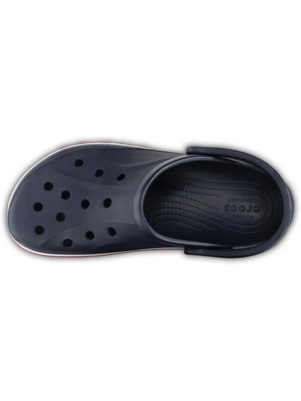 New Unisex Crocs Logo Bayaband Navy Blue Pepper Red Clogs Shoes Womens 6 Mens 4π - Picture 4 of 8